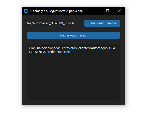 Interface do Programa
